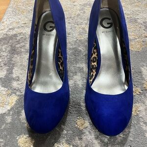 G by Guess Royal Blue Heels
